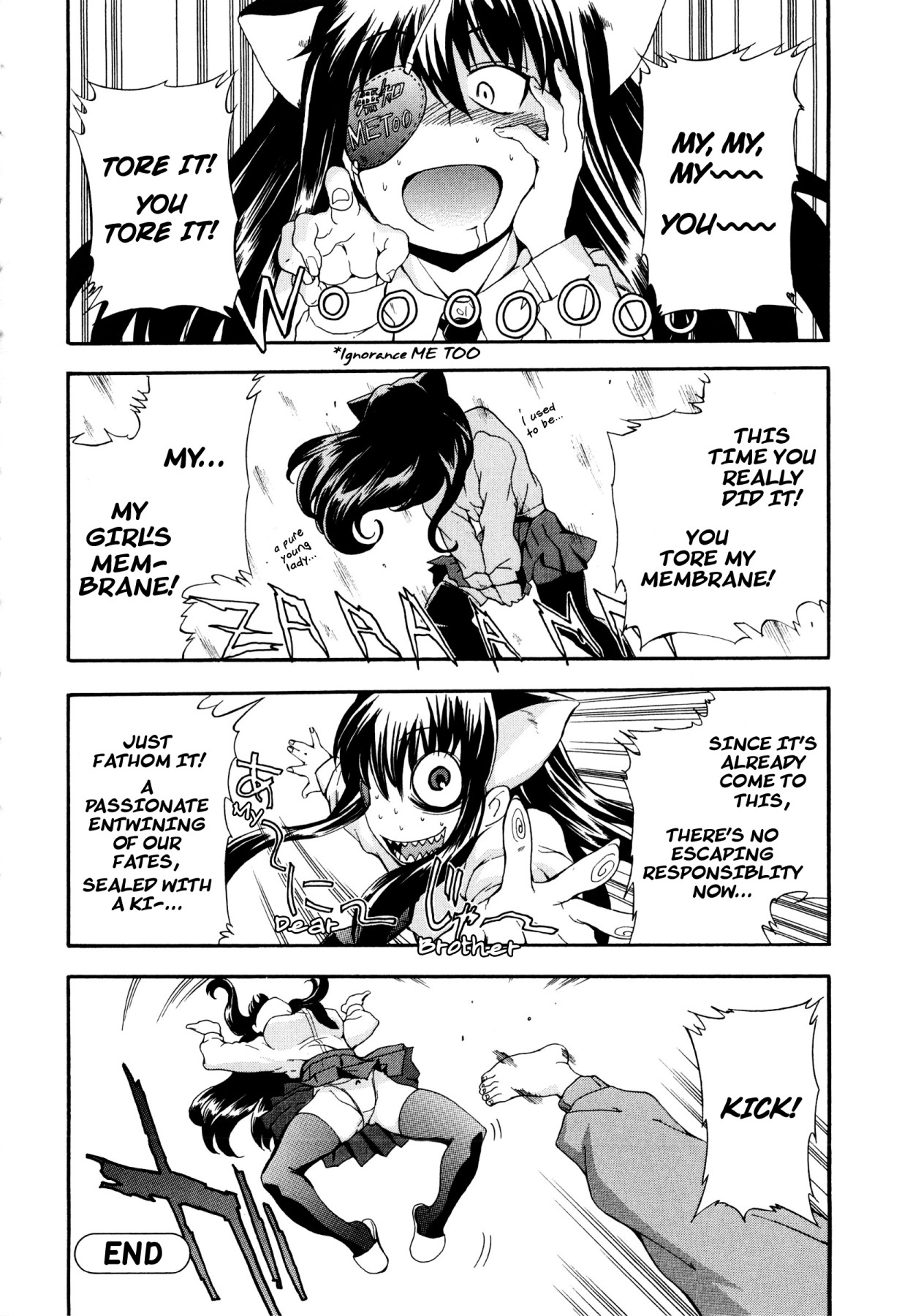 Hentai Manga Comic-My Fucked-in-the-Head Younger Sister Comes in, Wearing Cat Ears and an Eyepatch-Read-22